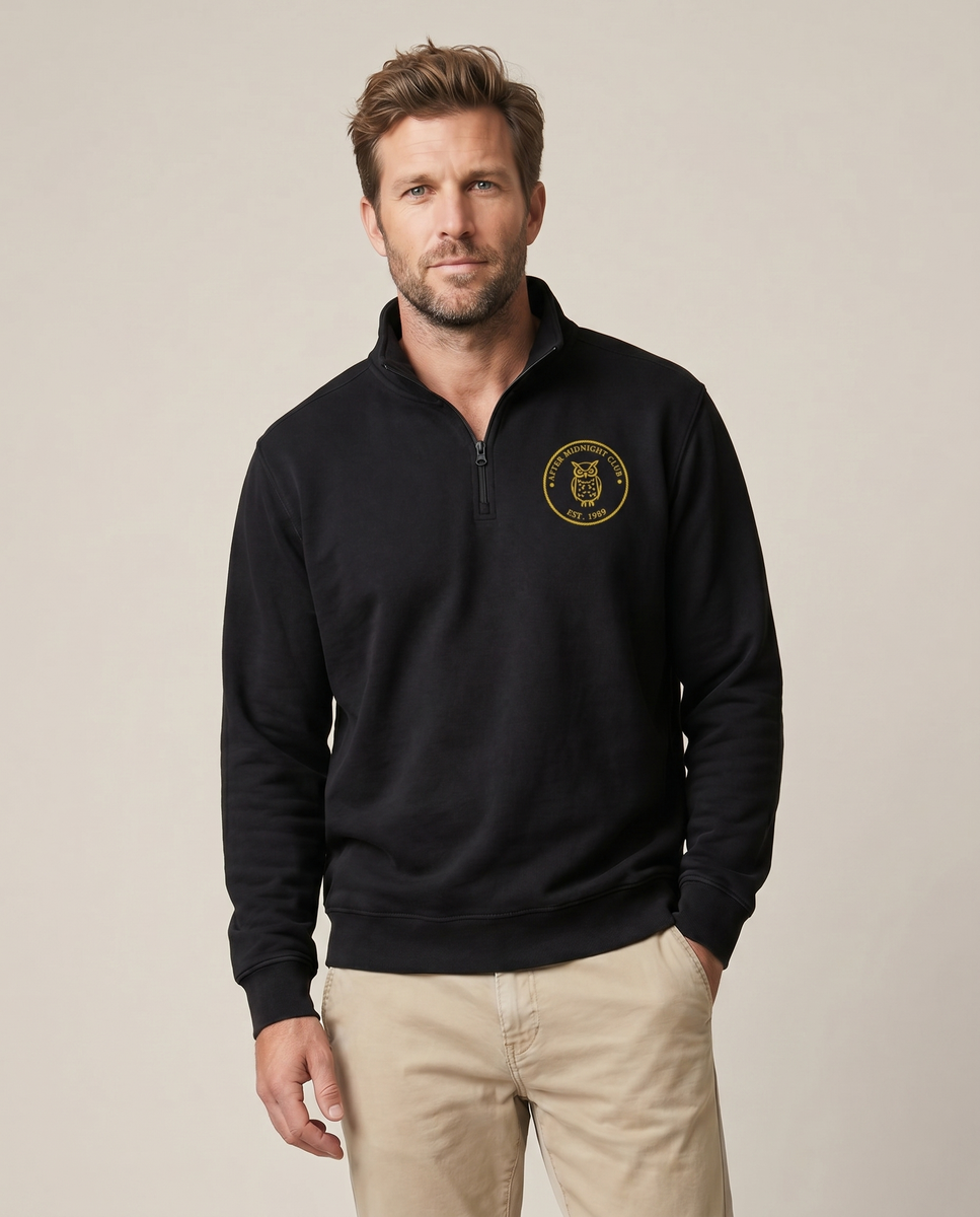 Aftermidnight Fleece Pullover - Black - Pose 2