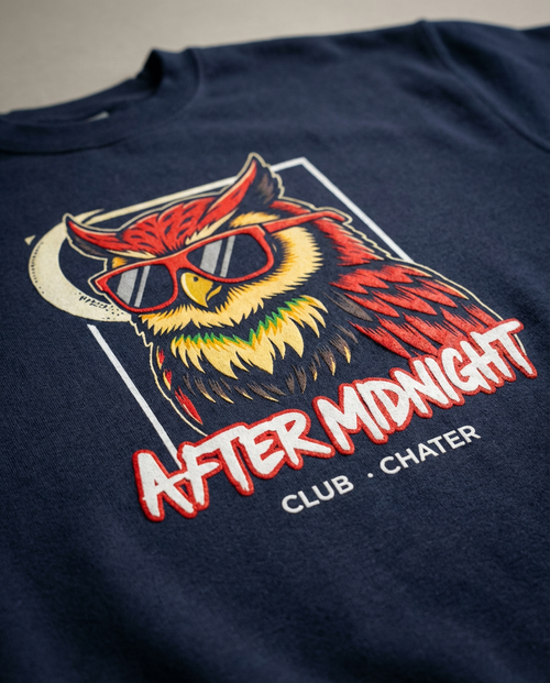 Aftermidnight Sweatshirt - Navy Blazer - Close-up