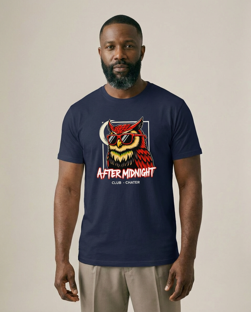 Aftermidnight Tee - Navy - Pose 1