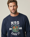 No Shortcut Sweatshirt - Navy Blazer - Pose 1