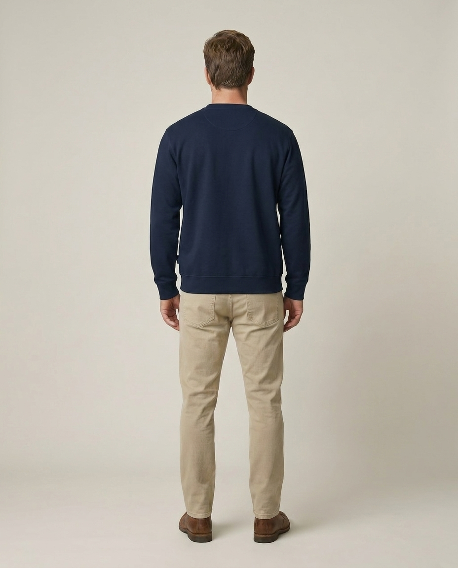 No Shortcut Sweatshirt - Navy Blazer - Pose 3