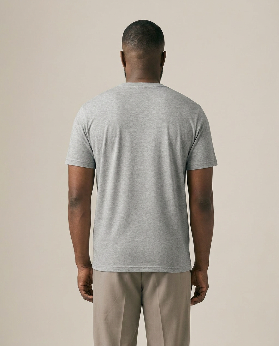 No Shortcut Tee - Athletic Heather - Pose 3