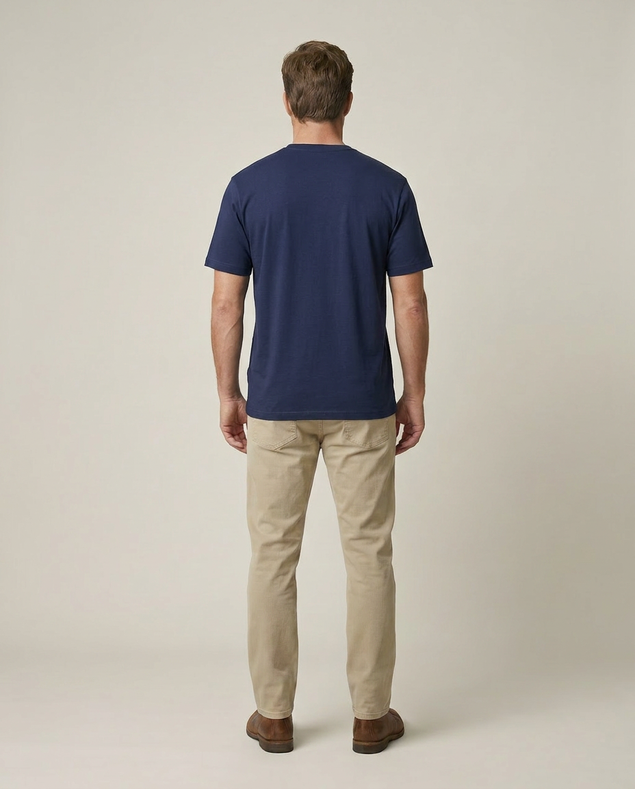 Save Point Tee - Navy - Pose 3