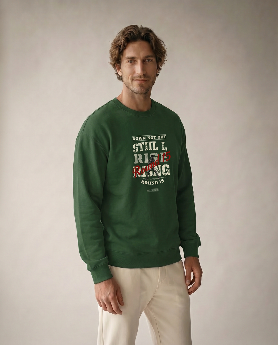 Still I Rise Sweatshirt - Forest Green - Pose 2