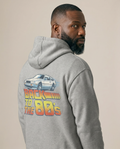 Back to the 80s Hoodie - Carbon Grey - Pose 1