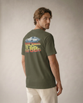 Back to The 80s Tee - Military Green - Pose 1