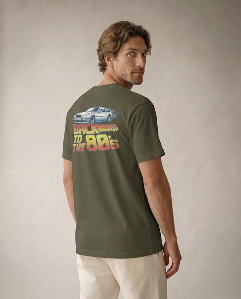 Retro 80s Graphic Tee – Vintage-Inspired Cotton | PopFerry